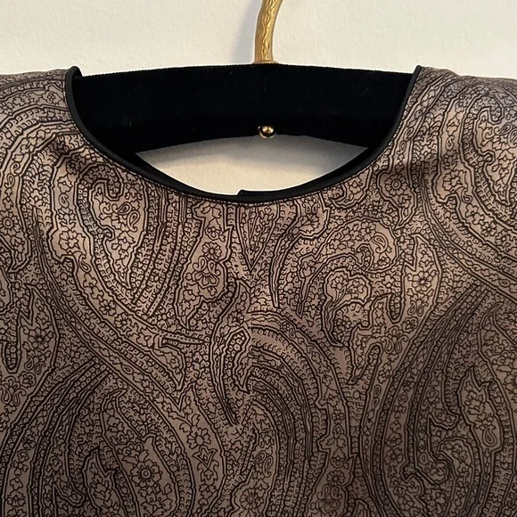 Vintage silk paisley blouse - Picture 3 of 7